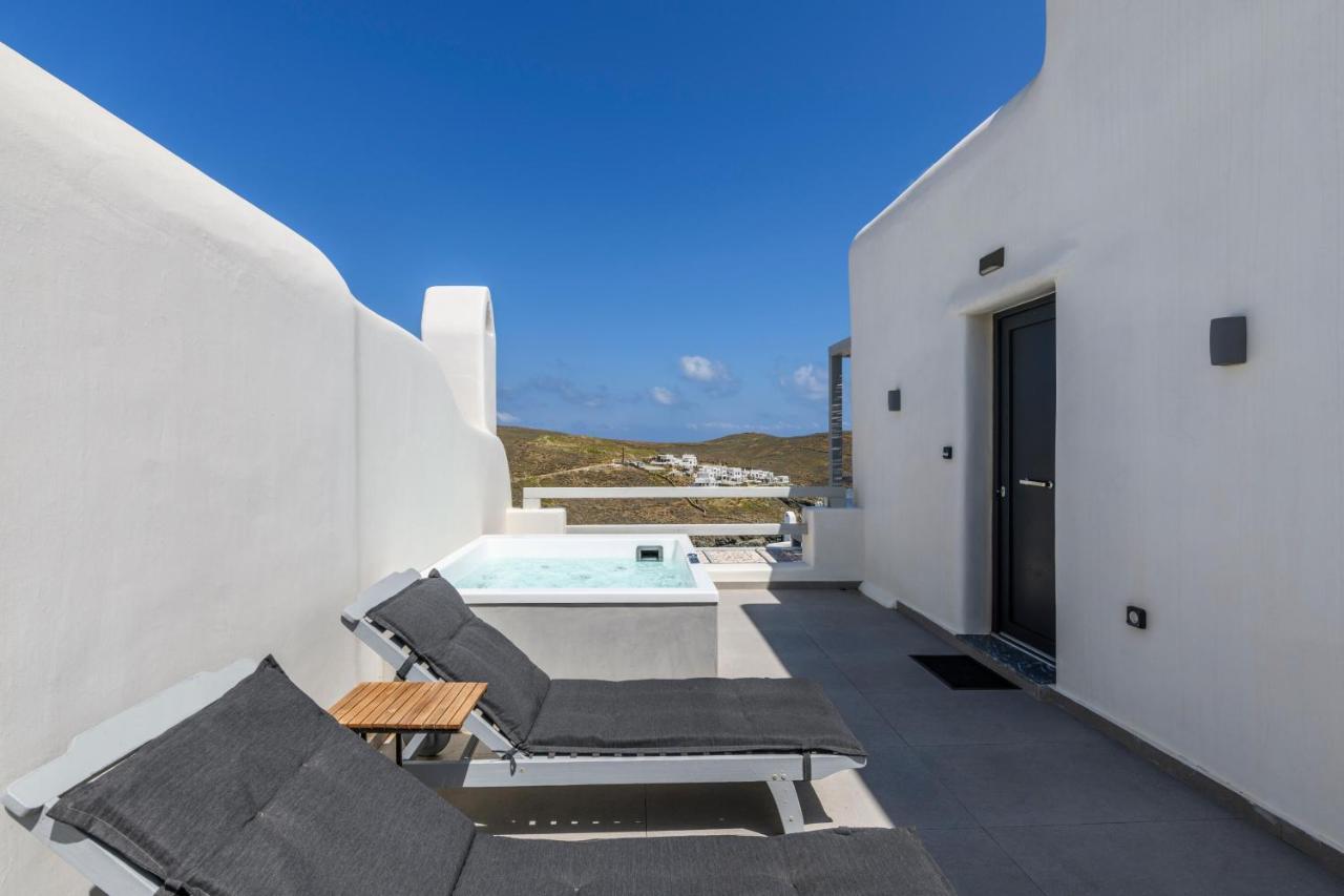 Mykonos Residence Villas & Suites Merchia Beach Exterior foto