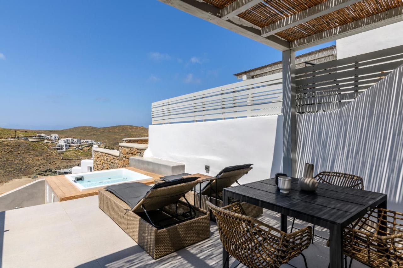 Mykonos Residence Villas & Suites Merchia Beach Exterior foto