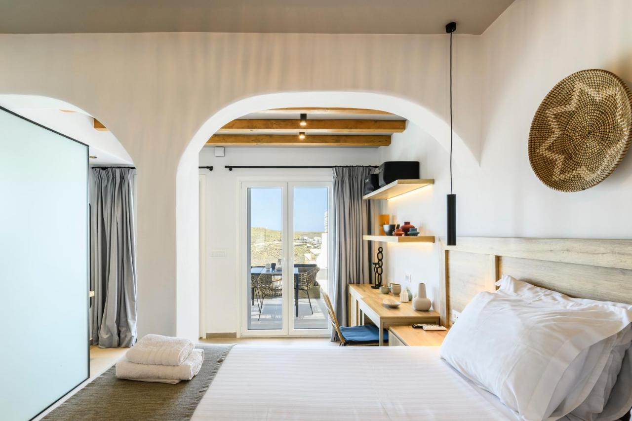 Mykonos Residence Villas & Suites Merchia Beach Exterior foto