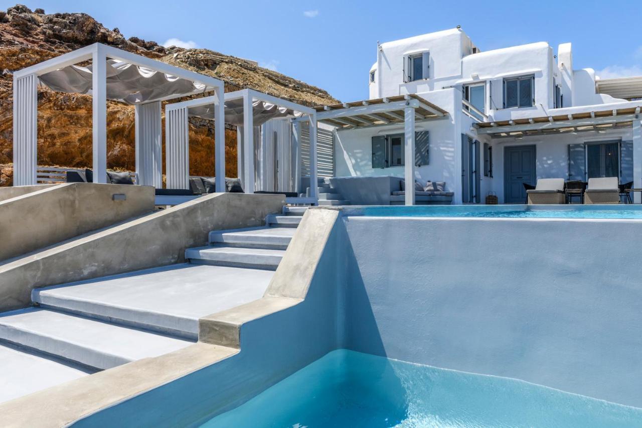 Mykonos Residence Villas & Suites Merchia Beach Exterior foto